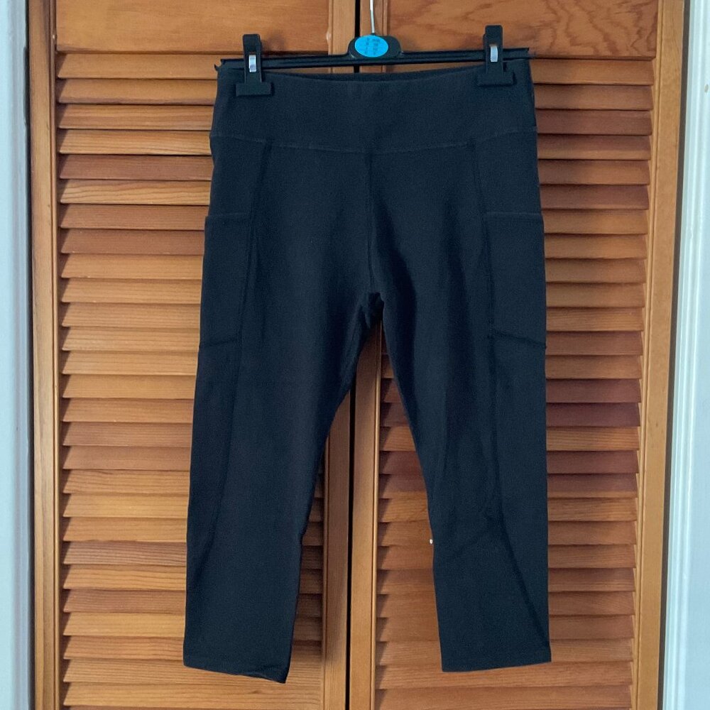 Pact Go To Cropped Legging Black with Pockets